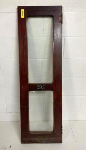 15" X 44 DECORATIVE WOOD WINDOW PANEL