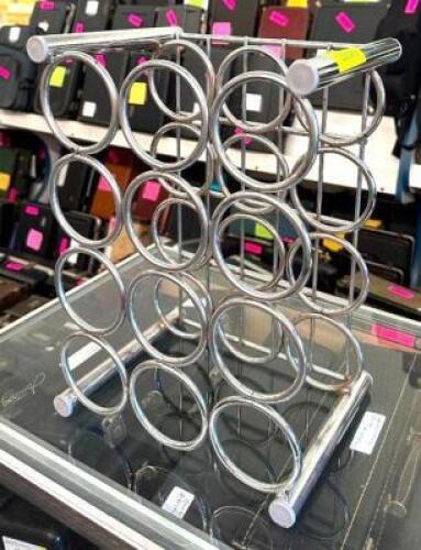 METAL COUNTERTOP WINE RACK