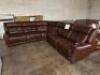 POWER RECLINING L-SHAPED SOFA SECTIONAL WITH BUILT IN CUPHOLDERS