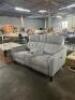 Alpendale Fabric Power Loveseat with Power Headrests - 2