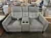 Alpendale Fabric Power Loveseat with Power Headrests - 9
