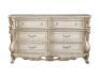 KHIABET 6 DRAWER DRESSER WITH MARBLE TOP - 11