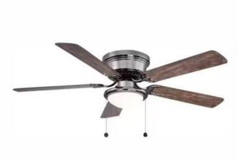 Hugger 52 in. LED Gunmetal Ceiling Fan