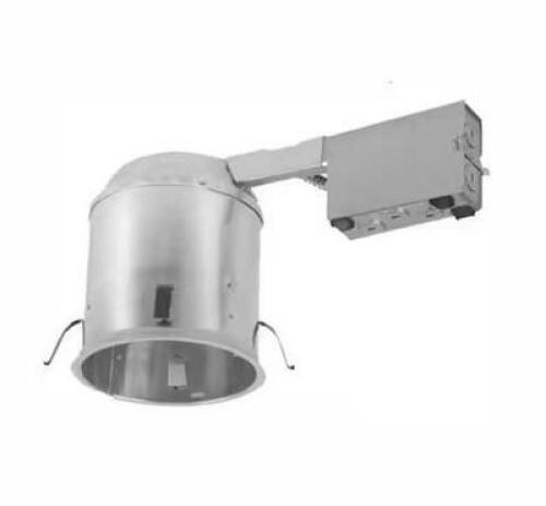 (2) - H750 6 in. Aluminum Recessed Lighting Housing for Remodel Ceiling LEDT24 CompliantConnectors, InsulationContact, AirTite