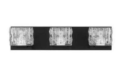 Tulianne 19.5 in. 3-Light Coal LED Vanity Light Bar