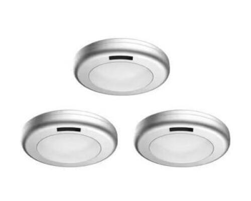 (2) - 3-Light LED Puck Light Kit