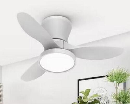 32 in. LED Indoor White Small Ceiling Fan with Light and Remote and Quiet Reversible DC Motor, 3 CCT Light Kit