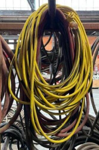 ASSORTED HEAVY DUTY EXTENSION CORDS AS SHOWN