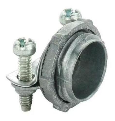 3/8 in. (1/2 in. knockout) Flexible Metal Conduit (FMC) Clamp Connector (50-Pack)