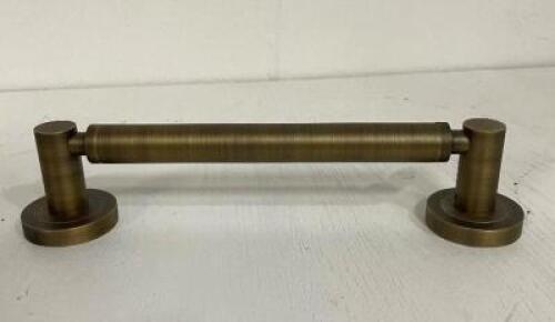 DECORATIVE 10" DRAWER HANDLE PULL - BRUSHED BRASS