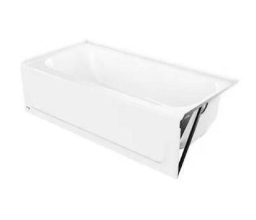 Mauicast 60 in. x 30 in. Rectangular Alcove Soaking Bathtub with Right Drain in White