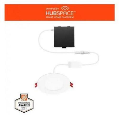 (2) - Hubspace LED 6 in Round Smart RBG