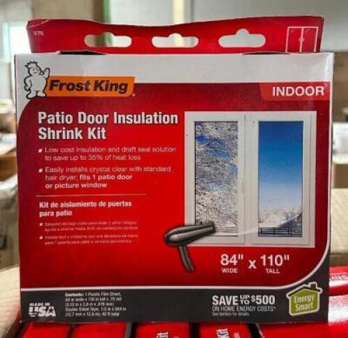 (20) - PATIO DOOR INSULATION SHRINKS KITS