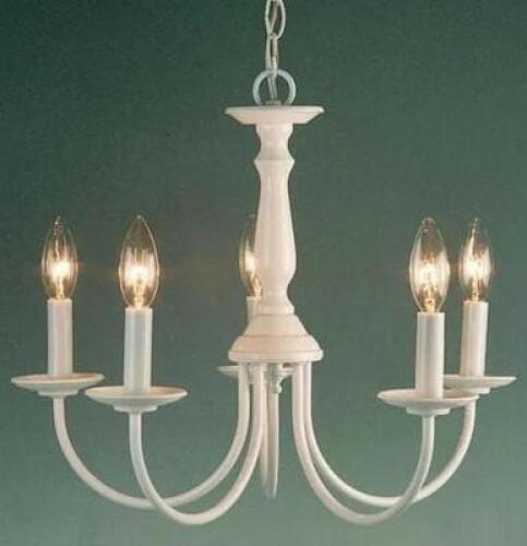 5 Light 15" Height 1 Tier Chandelier