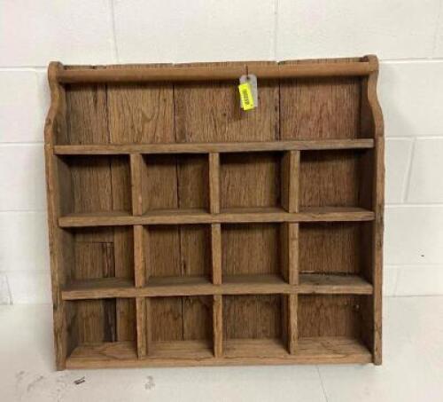 32" X 6" X 30" OAK SHELF