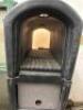 BLACK PLASTIC MAILBOX - 6