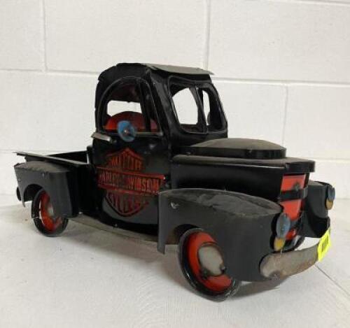 22" X 10" X 13" HARLEY DAVIDON MODEL TRUCK, METAL