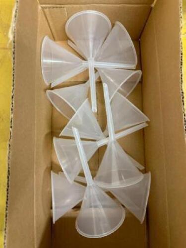 ASSORTED PLASTIC FUNNELS