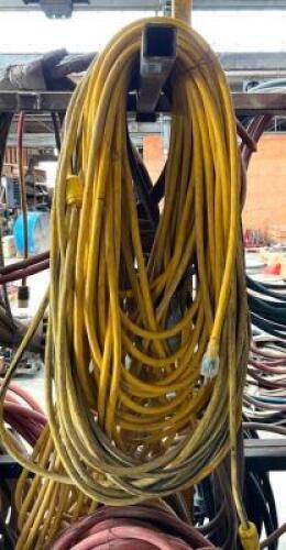 ASSORTED HEAVY DUTY EXTENSION CORDS AS SHOWN