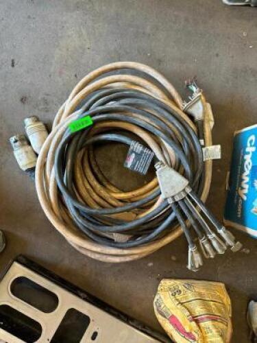 ASSORTED EXTENSION CORDS