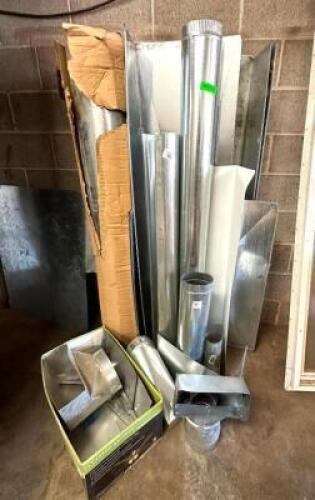 ASSORTED STOVE PIPING AND VENTS