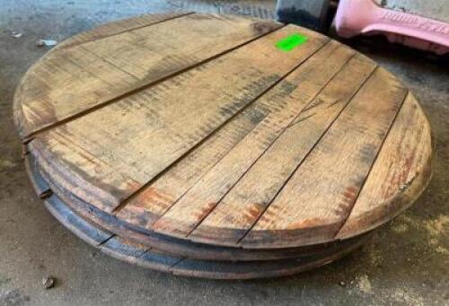 (3) BARREL LIDS