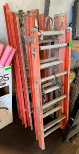ASSORTED LADDER PIECES