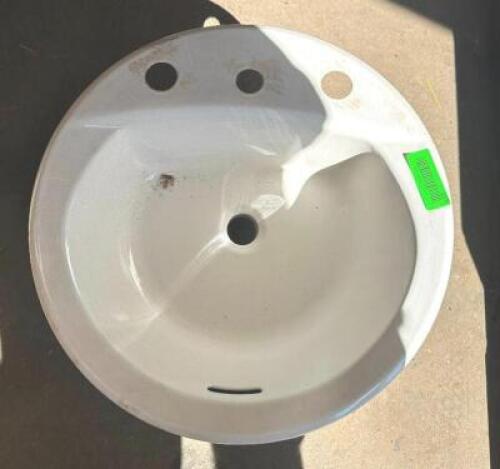 DROP-IN 3-HOLE SINK