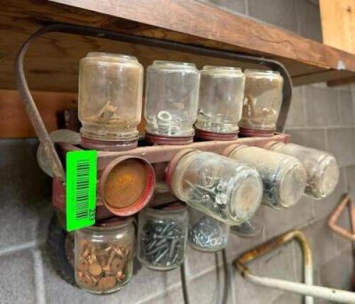 SPINNING HARDWARE HOLDER WITH CONTENTS