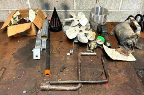 ASSORTED PARTS, TOOLS AND HARDWARE