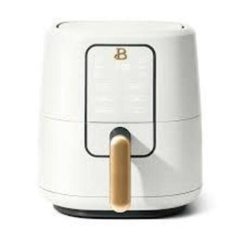 DESCRIPTION: (1) AIR FRYER WITH TURBOCRISP BRAND/MODEL: BEAUTIFUL INFORMATION: WHITE WITH GOLD SIZE: 3 QT RETAIL$: $79.99 EA QTY: 1
