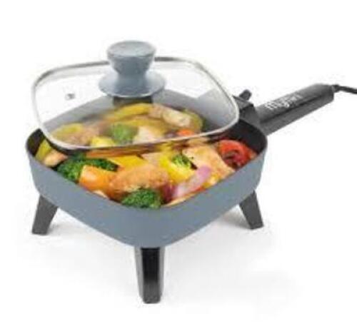 DESCRIPTION: (1) ELECTRIC SKILLET BRAND/MODEL: MYMINI INFORMATION: NON-STICK SIZE: 7" RETAIL$: $22.39 EA QTY: 1