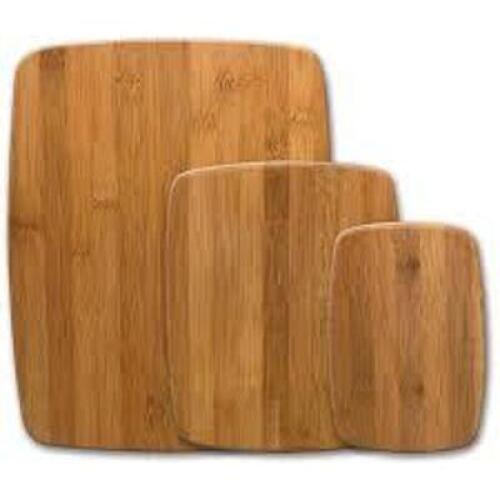 DESCRIPTION: (1) CUTTING BOARDS BRAND/MODEL: FARBERWARE INFORMATION: BAMBOO SIZE: 3 PC RETAIL$: $16.99 EA QTY: 1