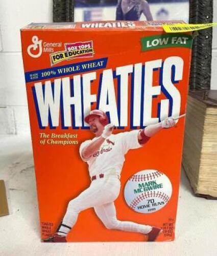 NEVER OPENED MARK MCGUWIRE WHEATIES BOX
