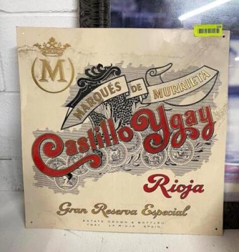 20" X 20" TIN SIGN