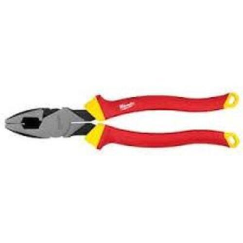 DESCRIPTION: (1) SET OF INSULATED LINEMANS PLYERS BRAND/MODEL: MILWAUKEE #48-22-2209 INFORMATION: 1000V SIZE: 9" RETAIL$: $63.35 EA QTY: 1