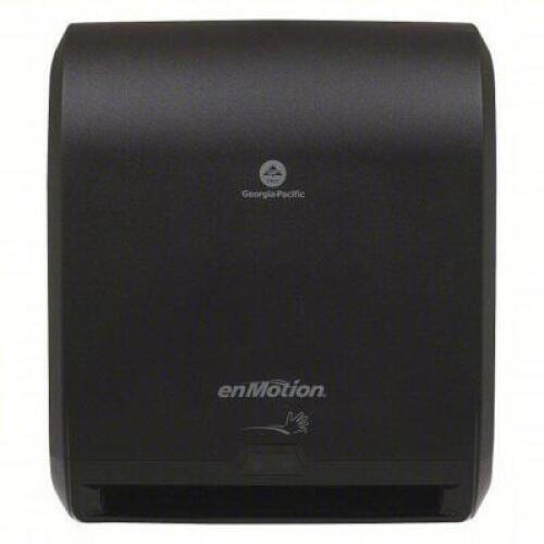 DESCRIPTION: (1) PAPER TOWEL DISPENSER BRAND/MODEL: GEORGIA-PACIFIC #3EB49 INFORMATION: BLACK RETAIL$: $70.00 EA QTY: 1