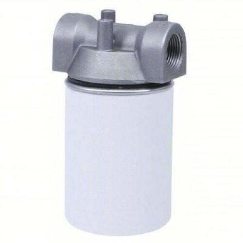 DESCRIPTION: (2) FUEL FILTER BRAND/MODEL: DAYTON #40M299 SIZE: Aluminium/Steel, 1 in, NPT, 25 gpm, 50 psi, 7 3/4 in Overall Ht RETAIL$: $54.91 EA QTY: