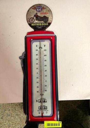 18" ROUTE 66" THERMOMETER
