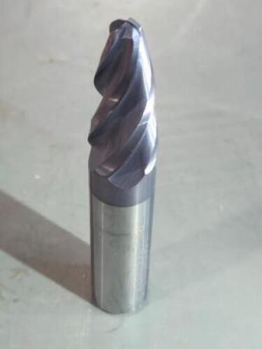 DESCRIPTION: (2) SOLID CARBIDE BARREL CUTTER OVAL FORM END MILL BRAND/MODEL: ACCUPRO 03329596 SIZE: 5/8" SD 1.3766" LOC .6250" SM END RETAIL$: $511.48