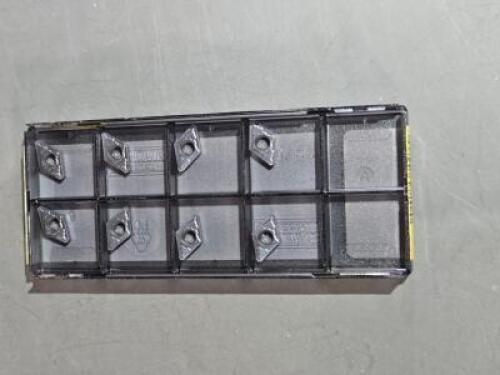 DESCRIPTION: (8) CARBIDE TURNING INSERTS BRAND/MODEL: SANDVIK COROMANT DCMT21.52-MM RETAIL$: $112.00 QTY: 8
