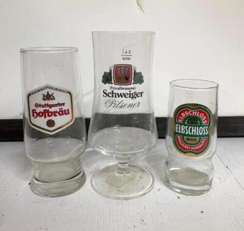 (3 PACK) BEER GLASSES AS SHOWN