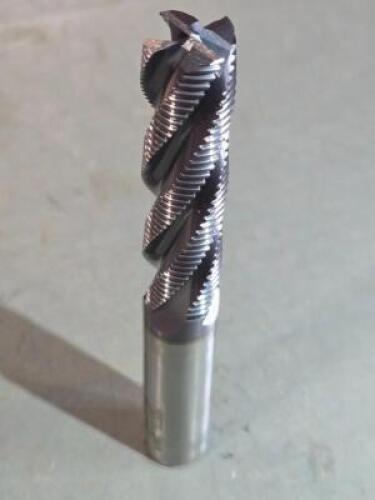 DESCRIPTION: (3) COBALT ROUGHING END MILLS BRAND/MODEL: HERTEL 91196774 SIZE: 16mm DIA 63mm LOC RETAIL$: $422.04 QTY: 3