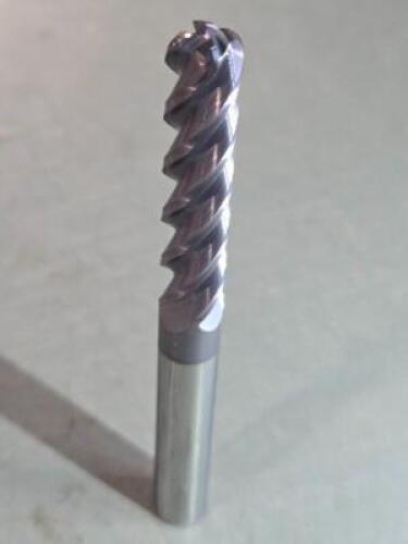 DESCRIPTION: (2) SOLID CARBIDE CORNER RADIUS END MILLS BRAND/MODEL: ACCUPRO 29770518 SIZE: 3/8" DIA 1-3/4" LOC RETAIL$: $238.86 QTY: 2