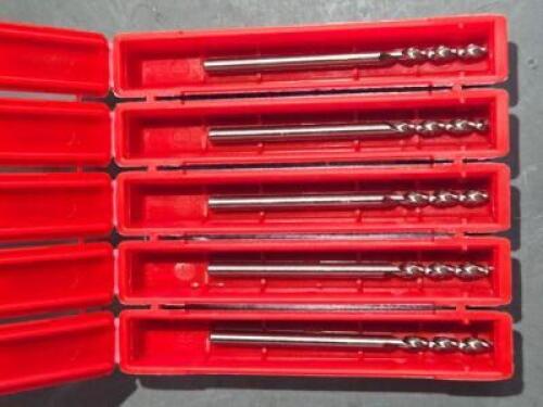 DESCRIPTION: (5) COBALT SCREW MACHINE LENGTH DRILL BITS BRAND/MODEL: ACCUPRO 01331362 SIZE: #42 RETAIL$: $25.00 QTY: 5