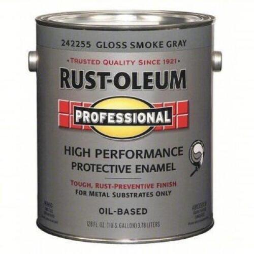 DESCRIPTION: (1) INDOOR/OUTDOOR PAINT BRAND/MODEL: RUST-OLEUM #3ZHX5 INFORMATION: SMOKE GRAY SIZE: 1 GALLON RETAIL$: $162.86 EA QTY: 1