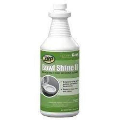DESCRIPTION: (6) TOILET BOWL AND URINAL CLEANER BRAND/MODEL: ZEP BOWL SHINE SIZE: 1 QT RETAIL$: $12.85 EA QTY: 6