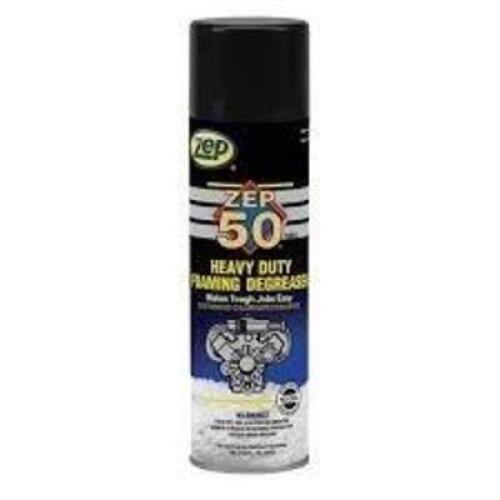 DESCRIPTION: (6) HEAVY DUTY FOAMING DEGREASER BRAND/MODEL: ZEP 50 SIZE: 16 OZ RETAIL$: $20.00 EA QTY: 6