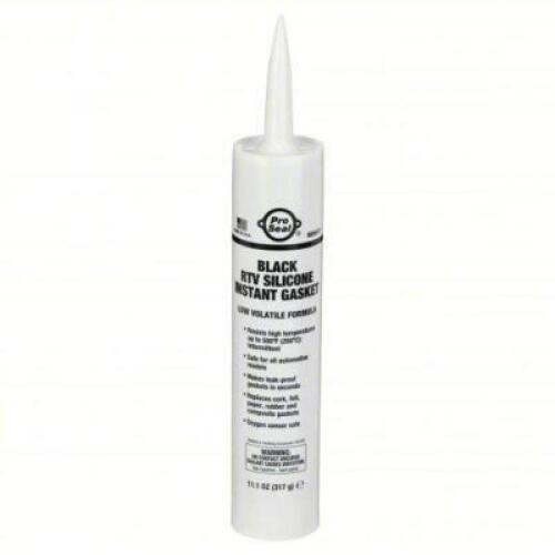 DESCRIPTION: (6) BLACK RTV SILICONE INSTANT GASKET BRAND/MODEL: PRO SEAL SIZE: 11.1 OZ RETAIL$: $15.82 EA QTY: 6