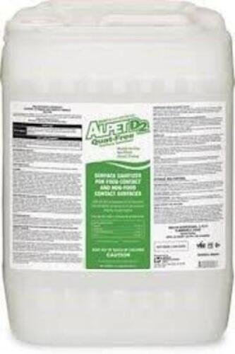 DESCRIPTION: (1) QUAT FREE SURFACE SANITIZER BRAND/MODEL: ALPET D2 #416K85 SIZE: 5 GALLON RETAIL$: $256.56 EA QTY: 1